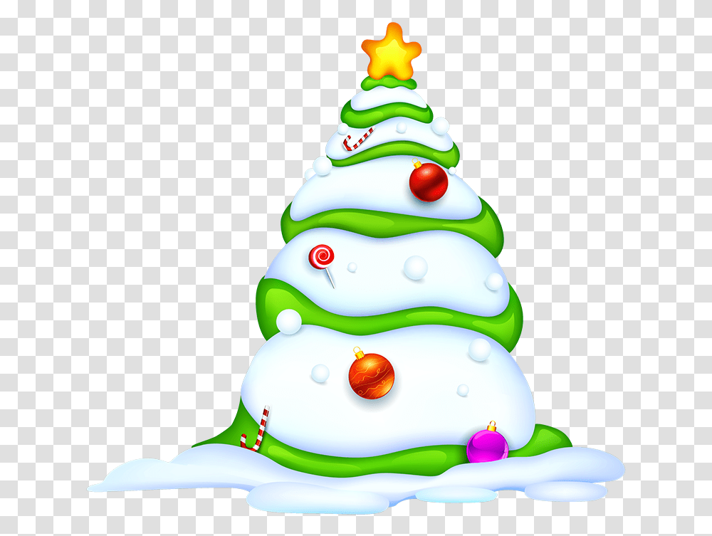 Christmas Snowy Tree Picture Christmas Day, Plant, Ornament, Christmas Tree, Sweets Transparent Png