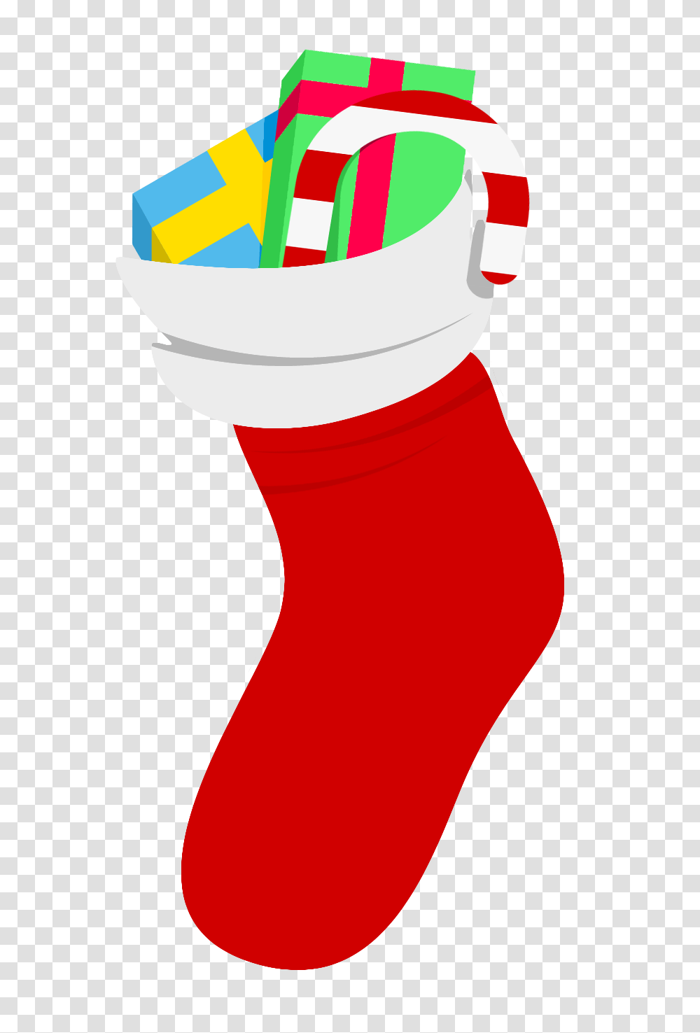 Christmas Sock, Christmas Stocking, Gift Transparent Png