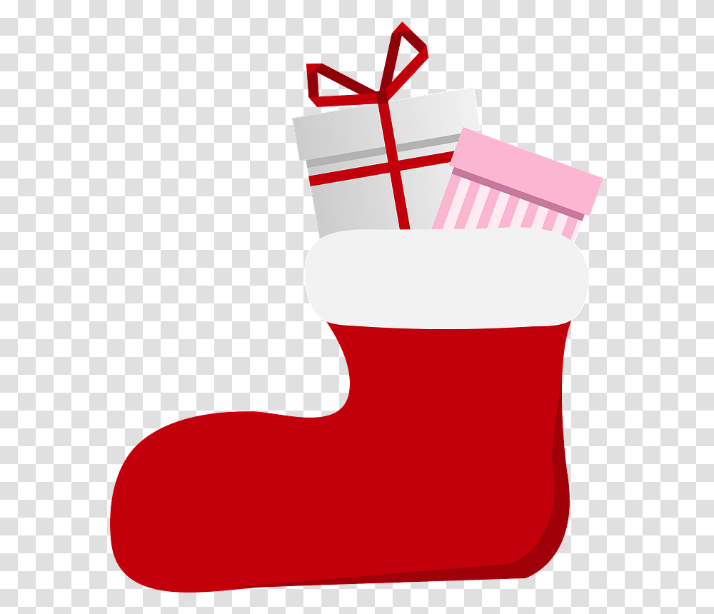 Christmas Sock Gift Clipart, Stocking, Christmas Stocking Transparent Png