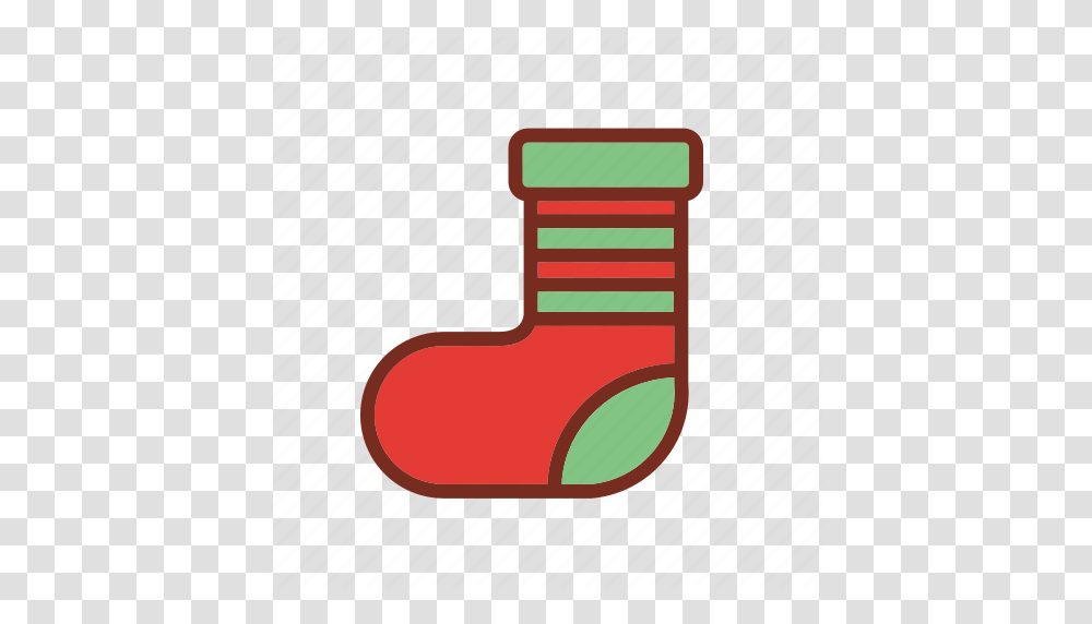 Christmas Socks Winter Xmas Icon Icon, Stocking, Christmas Stocking, Gift Transparent Png
