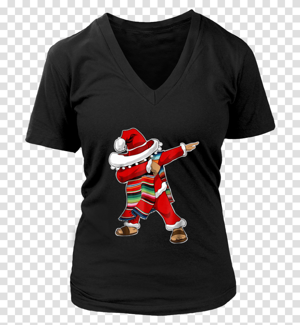 Christmas Sombrero Dabbing Mexican Poncho Santa T Shirt Mexican Santa Christmas Sweater, Apparel, T-Shirt, Sleeve Transparent Png