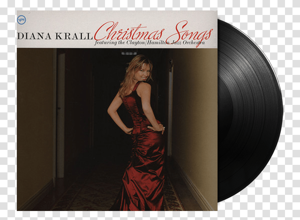 Christmas Songs Lp Diana Krall Christmas Songs, Clothing, Apparel, Person, Human Transparent Png