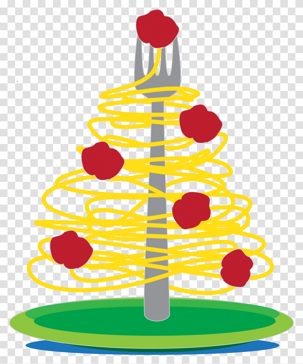 Christmas Spaghetti And Meatballs, Tree, Plant, Birthday Cake, Dessert Transparent Png