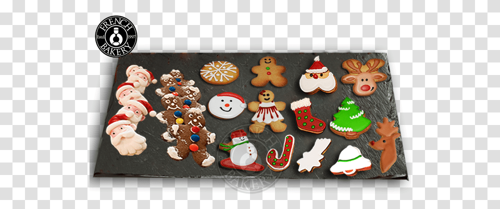 Christmas Special Cookies French Bakery Dubai Menu French Bakery Christmas Cookies, Food, Biscuit, Toy, Nature Transparent Png