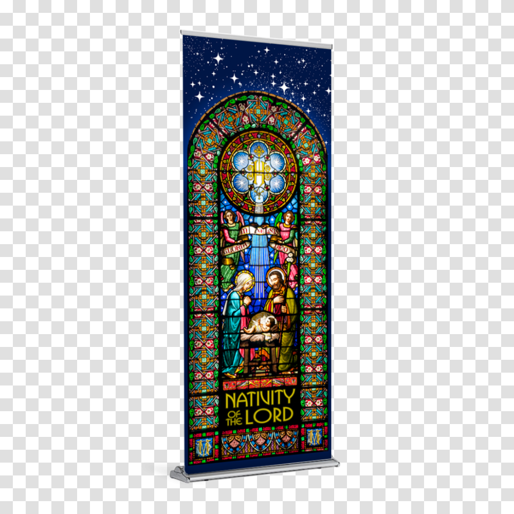 Christmas Stained Glass Banner Diocesan, Rug Transparent Png