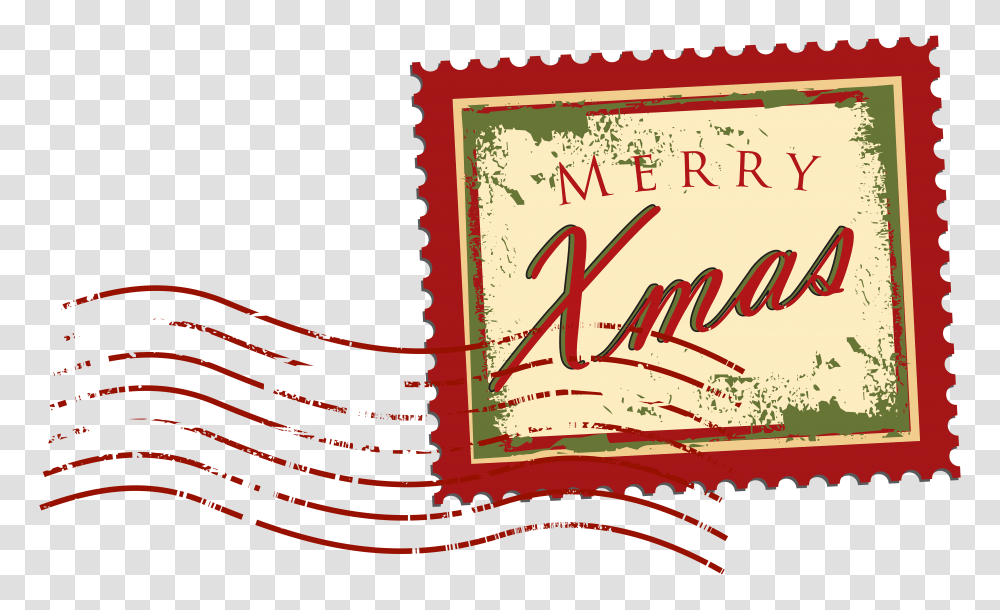 Christmas Stamp Clipart, Calligraphy, Handwriting, Paper Transparent Png