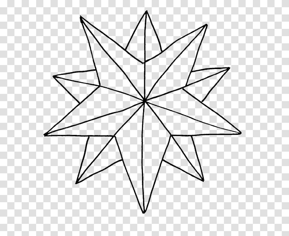 Christmas Star Coloring Page, Bow, Spider, Invertebrate, Animal Transparent Png