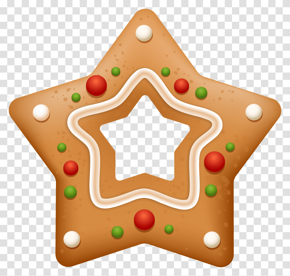 Christmas Star Cookie Clipart Cookies Transparent Png