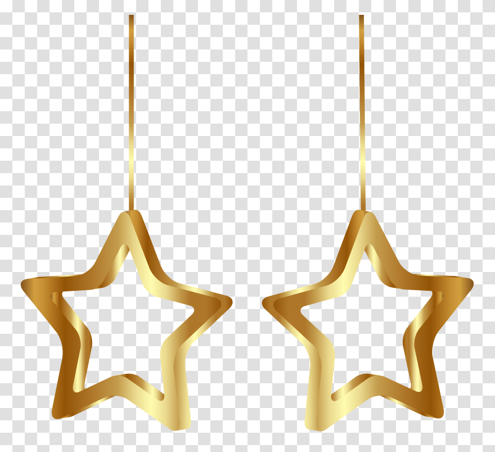 Christmas Star Ornaments Clipart Gallery, Star Symbol, Gold Transparent Png