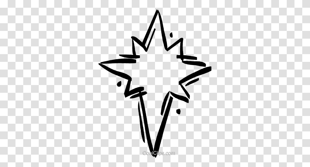 Christmas Star Royalty Free Vector Clip Art Illustration, Utility Pole, Cross, Star Symbol Transparent Png