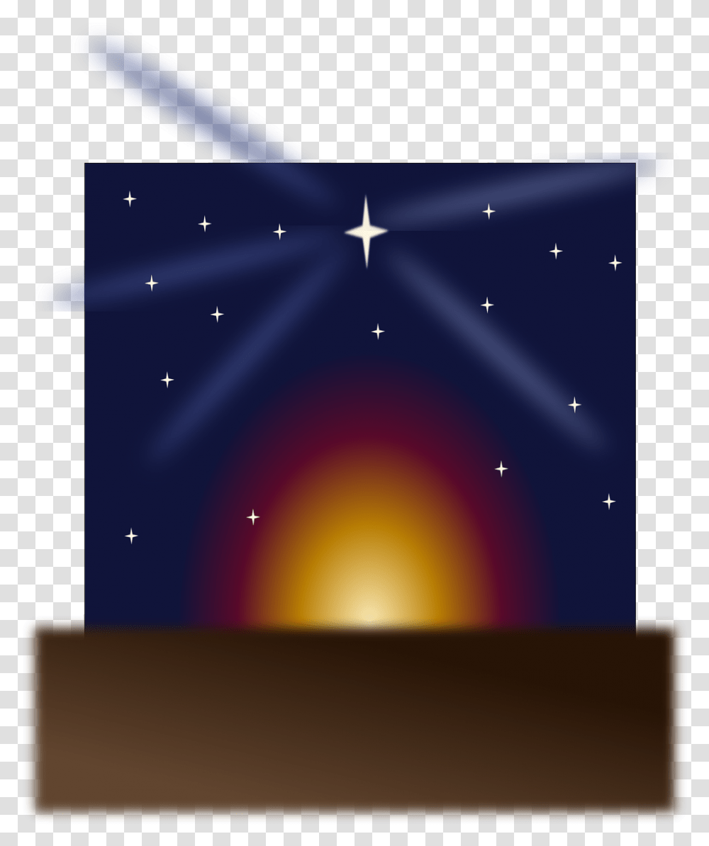 Christmas Star Sunrise, Lighting, Lamp, Screen, Electronics Transparent Png