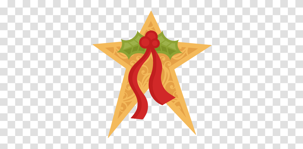 Christmas Star Svg Scrapbook Cut File For Holiday, Symbol, Star Symbol, Cross, Axe Transparent Png