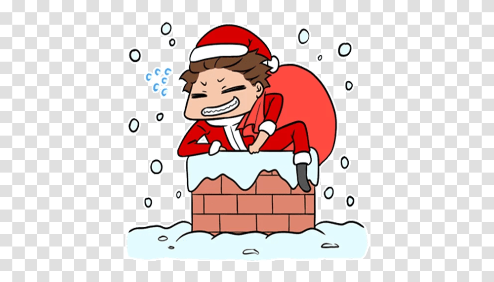 Christmas Stickers Set For Telegram, Poster, Advertisement, Female Transparent Png
