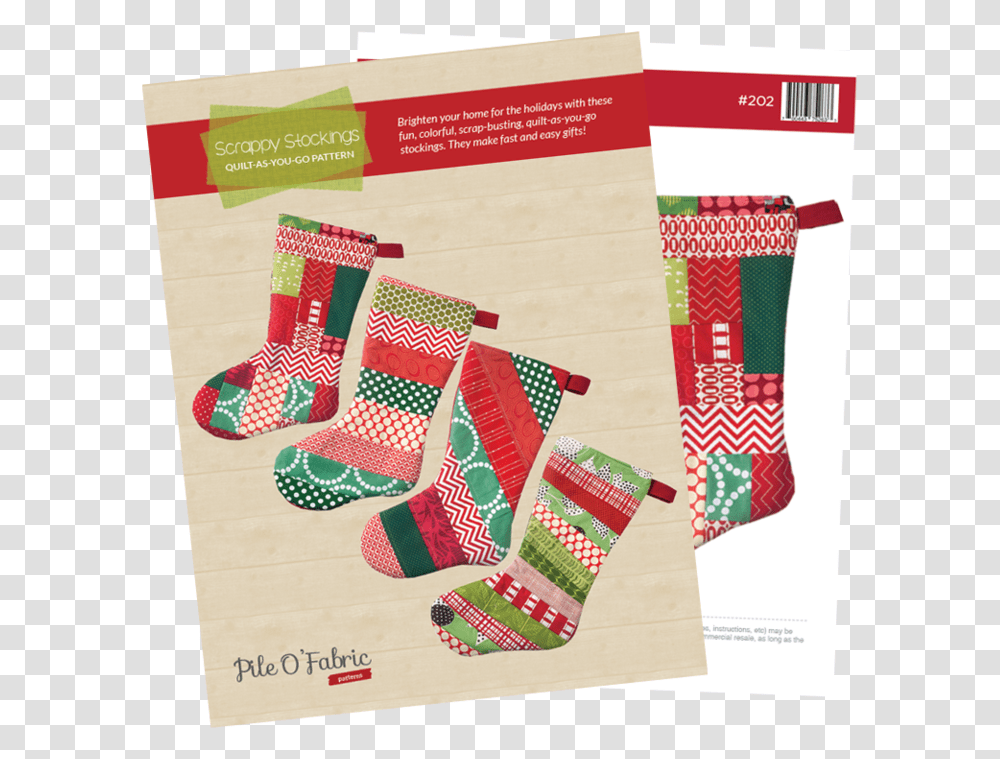 Christmas Stocking Download Scrappy Quilt Stocking, Gift, Rug, Poster Transparent Png