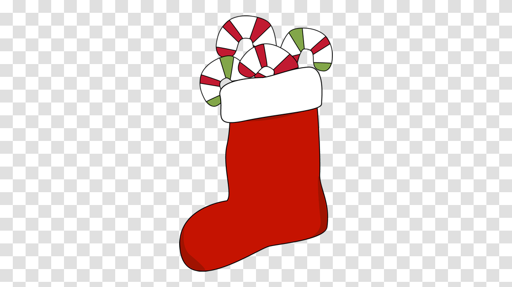 Christmas Stocking Filled With Candy Canes Clip Art Christmas, Gift, Baseball Cap, Hat Transparent Png