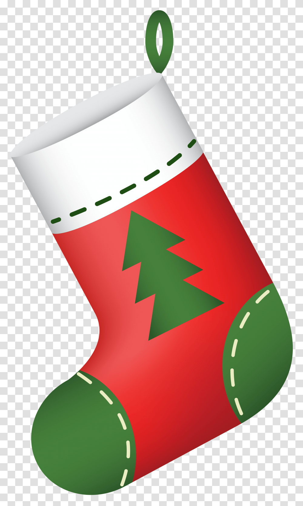 Christmas Stocking Red Clip, Gift Transparent Png