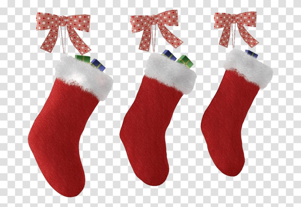 Christmas Stocking Santa Claus Sock Santa Socks, Gift, Shoe, Footwear, Clothing Transparent Png