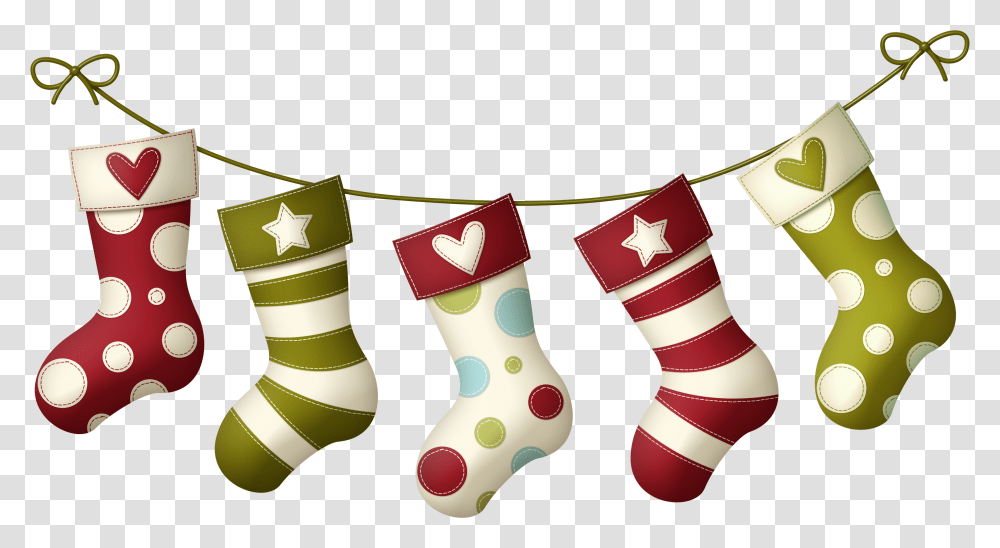 Christmas Stocking Sock Background Christmas Clip Art, Gift Transparent Png