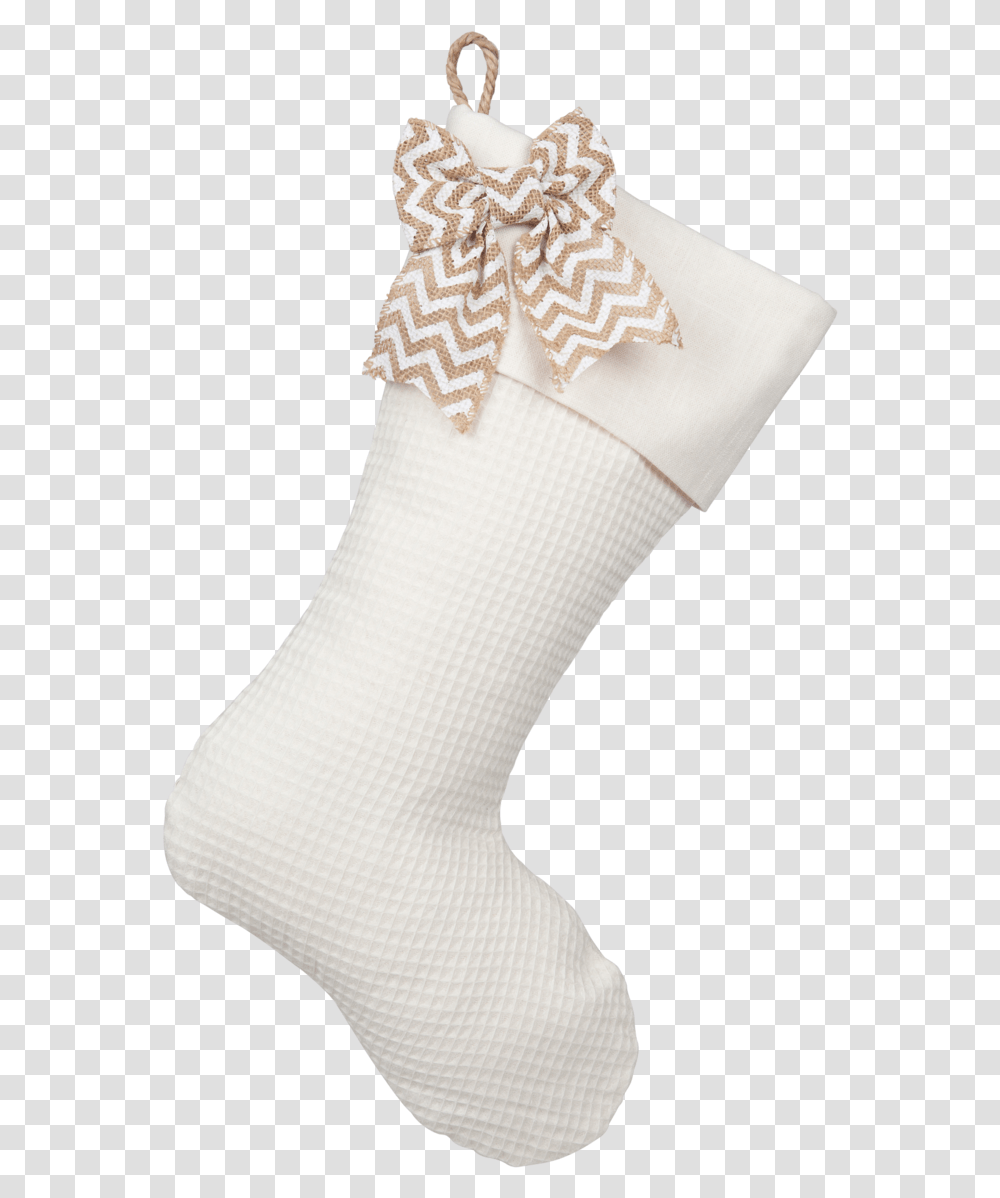 Christmas Stocking With Burlap Accents Sock, Gift, Person, Human,  Transparent Png