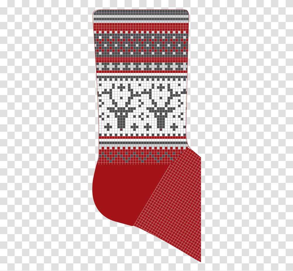 Christmas Stockings Diy Pattern Knitting Kit Zhakkardovie Noski Spicami Shemi, Rug, Gift Transparent Png