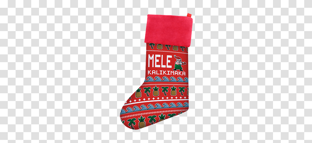 Christmas Stockings For Kids Mele Kalikimaka Hawaiian, Gift, Sock, Shoe, Footwear Transparent Png