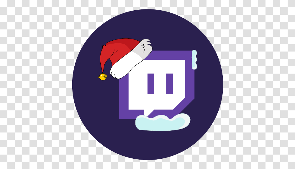 Christmas Stream Twitch Icon Twitch, Text, Graphics, Art, Symbol Transparent Png