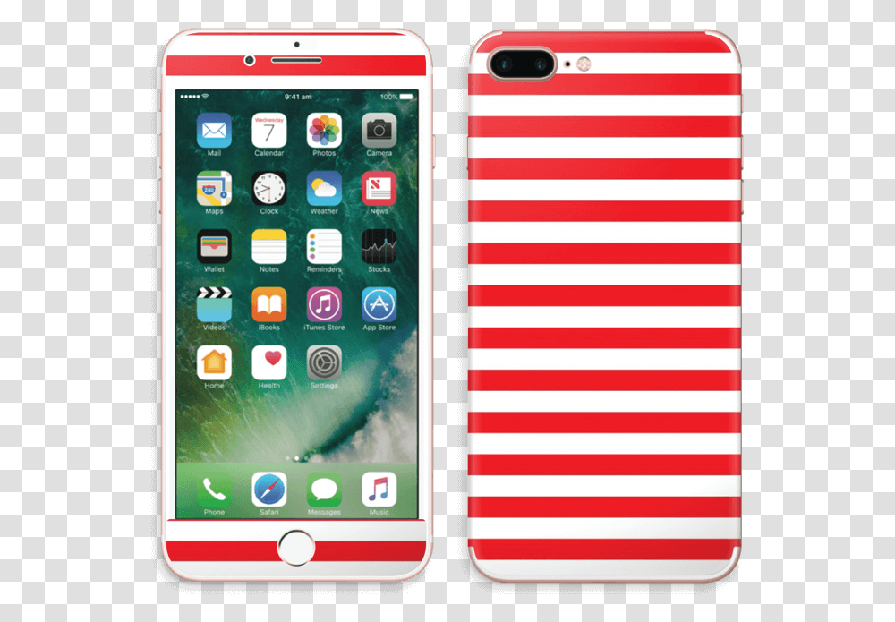 Christmas Stripes Skin Iphone 7 Plus Iphone A1661 Price In India, Mobile Phone, Electronics, Cell Phone Transparent Png