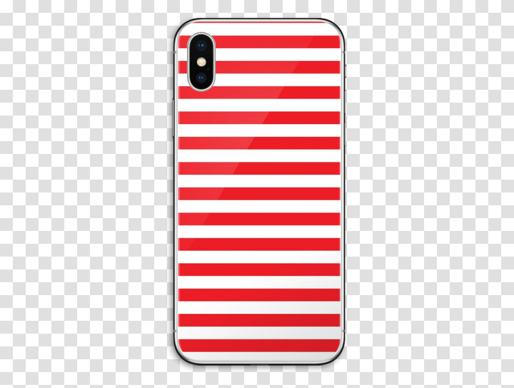 Christmas Stripes Skin Iphone X Mobile Phone Case, Flag, American Flag, Rug Transparent Png