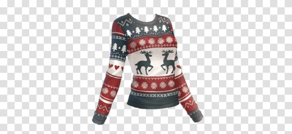 Christmas Sweater Long Sleeve, Clothing, Apparel, Person, Human Transparent Png