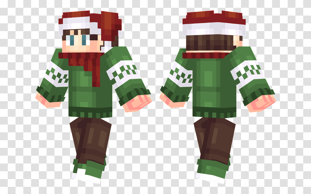 Christmas Sweater Minecraft Skins Minecraft Christmas Skin Ideas, Elf, Nutcracker, Green, Graphics Transparent Png