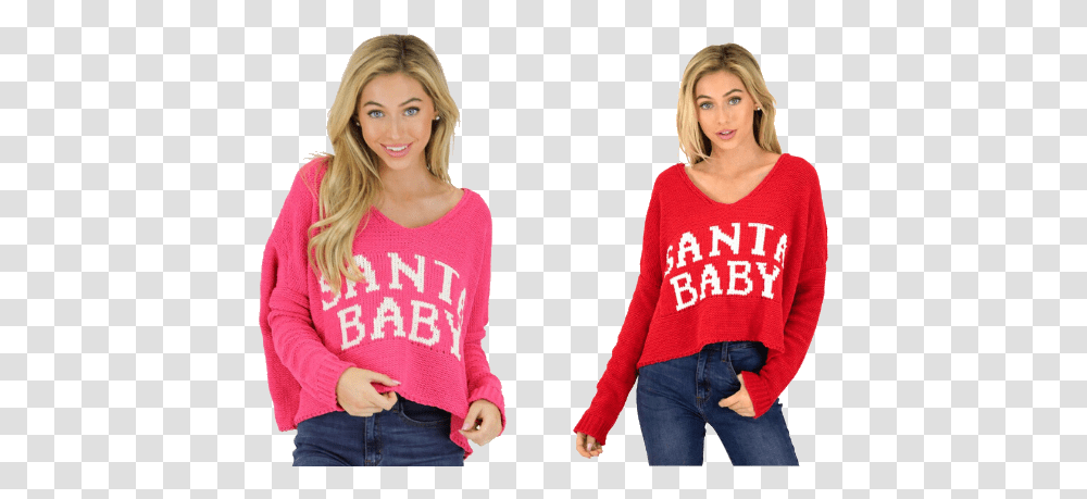 Christmas Sweater Styles To Chill Out This Holiday Season For Women, Blonde, Woman, Girl, Kid Transparent Png
