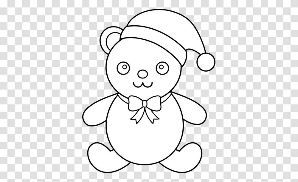 Christmas Teddy Bear Line Art, Animal, Snowman, Winter, Outdoors Transparent Png