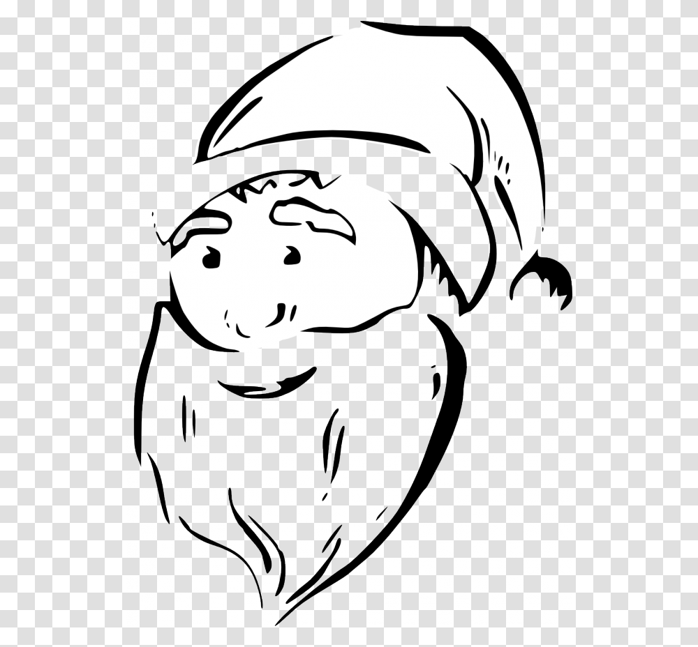 Christmas Thatoo Santa Clipart Santa Claus Santa Face, Stencil, Drawing, Snowman, Winter Transparent Png