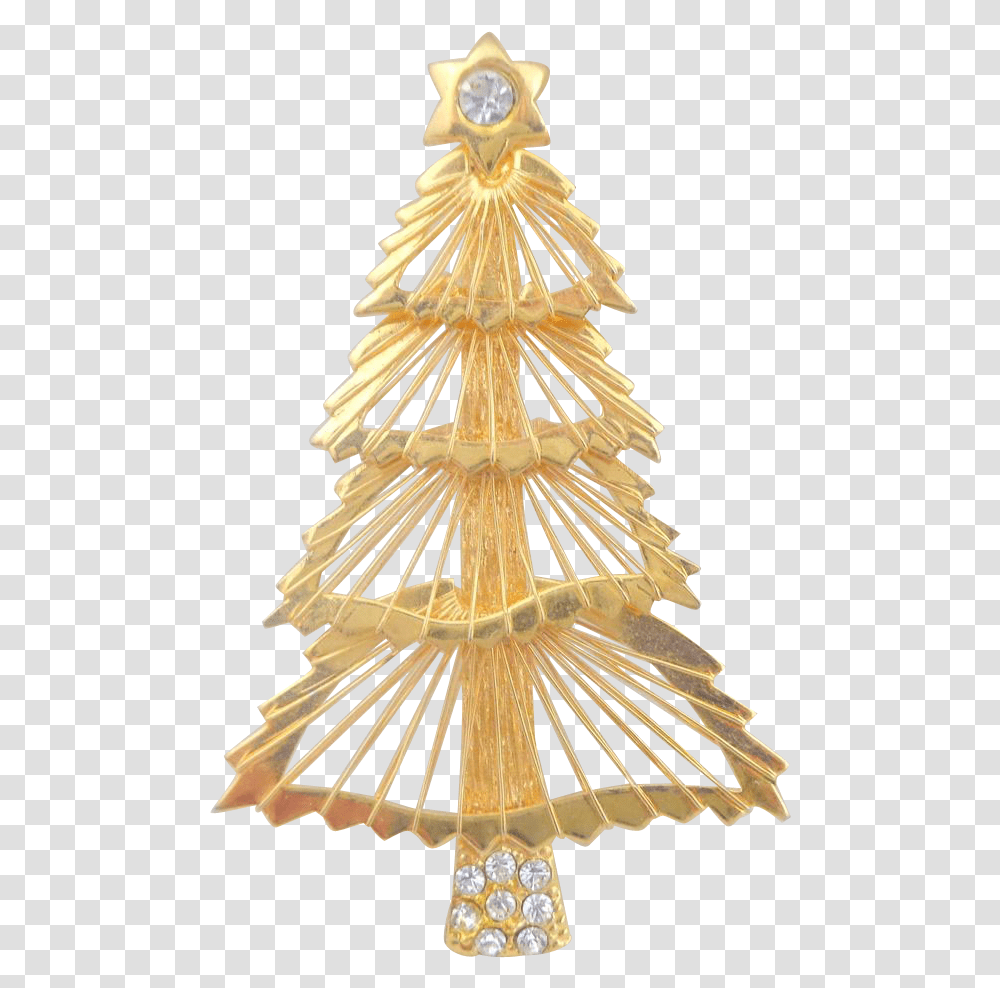 Christmas Tree Background Gold Christmas Tree Background, Plant, Ornament, Bird, Animal Transparent Png