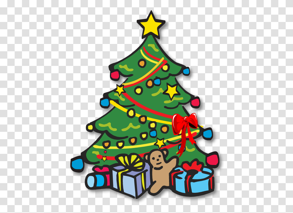 Christmas Tree Black And White Xmas Clip Art Clip Art Christmas Tree, Plant, Ornament, Symbol, Star Symbol Transparent Png