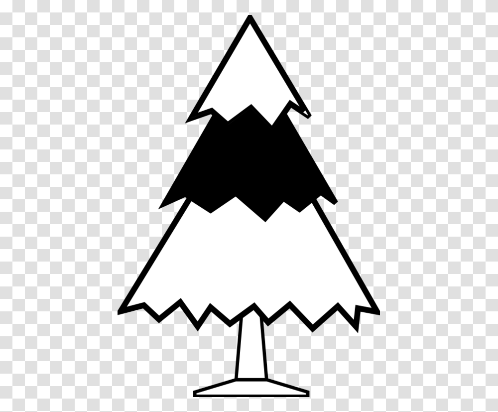 Christmas Tree Black And White Xmas Tree Clip Art Christmas, Stencil, Cross, Star Symbol Transparent Png