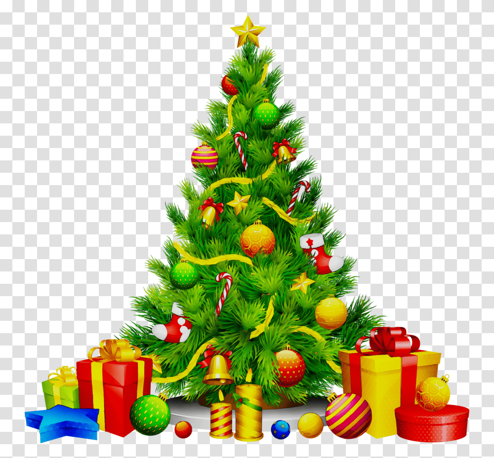 Christmas Tree Cartoon Clipart Christmas Tree Christmas Christmas Tree Clipart Hd, Plant, Ornament Transparent Png