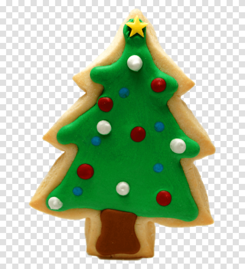 Christmas Tree Cartoon, Cookie, Food, Biscuit, Gingerbread Transparent Png
