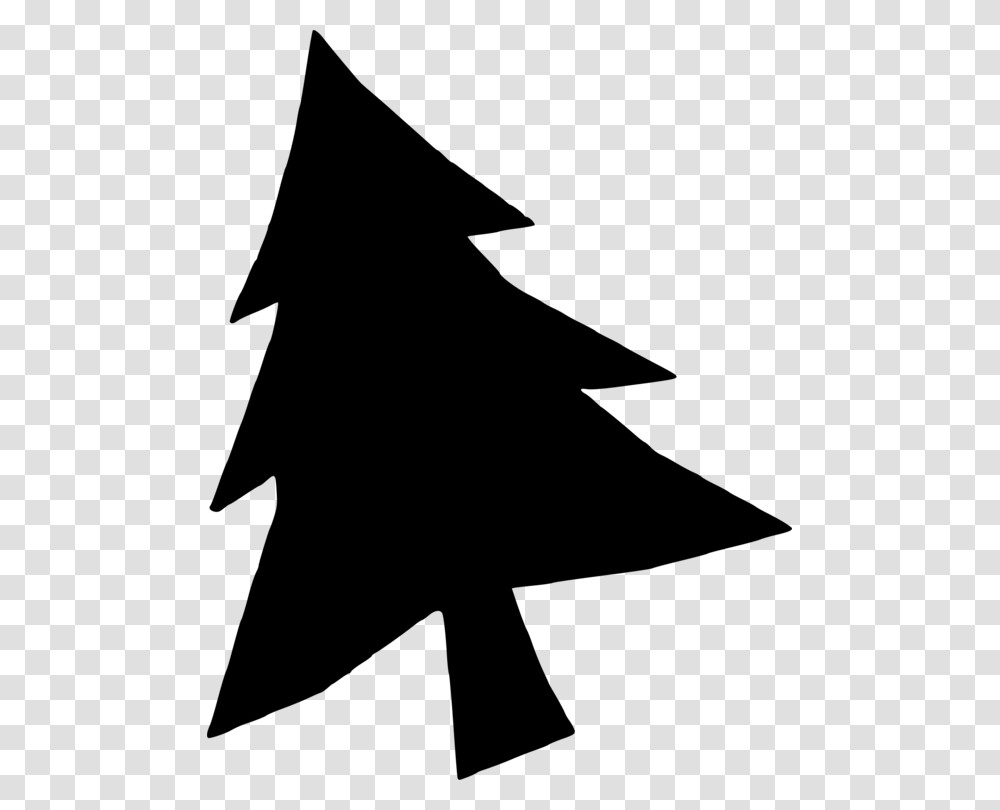 Christmas Tree Christmas Day Christmas Ornament Silhouette Free, Gray, World Of Warcraft Transparent Png