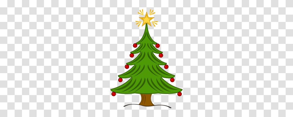 Christmas Tree Christmas Day Clip Art Christmas Holiday Free, Plant, Ornament, Star Symbol Transparent Png