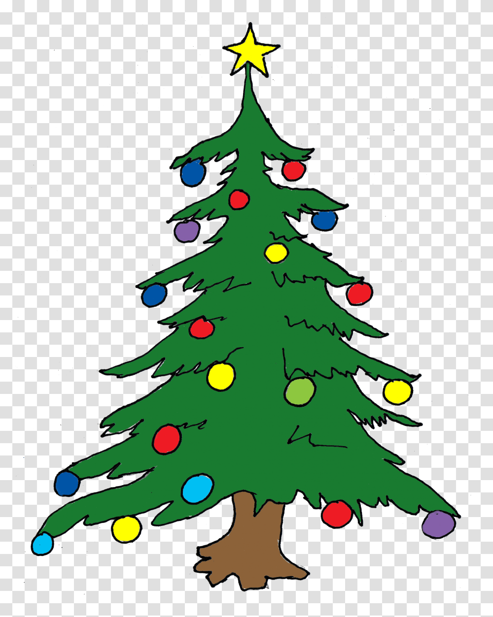 Christmas Tree Clip Art Clipart Free Image, Plant, Ornament, Star Symbol Transparent Png