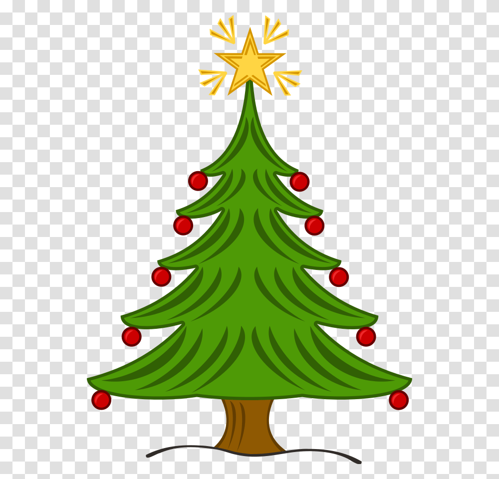 Christmas Tree Clip Art Free For Print Out, Plant, Ornament, Star Symbol Transparent Png