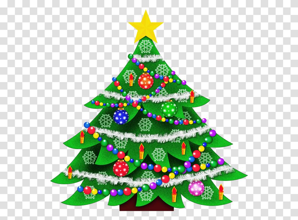 Christmas Tree Clip Art Free Vector In Open Office Cute Christmas Tree Clipart, Ornament, Plant, Star Symbol Transparent Png