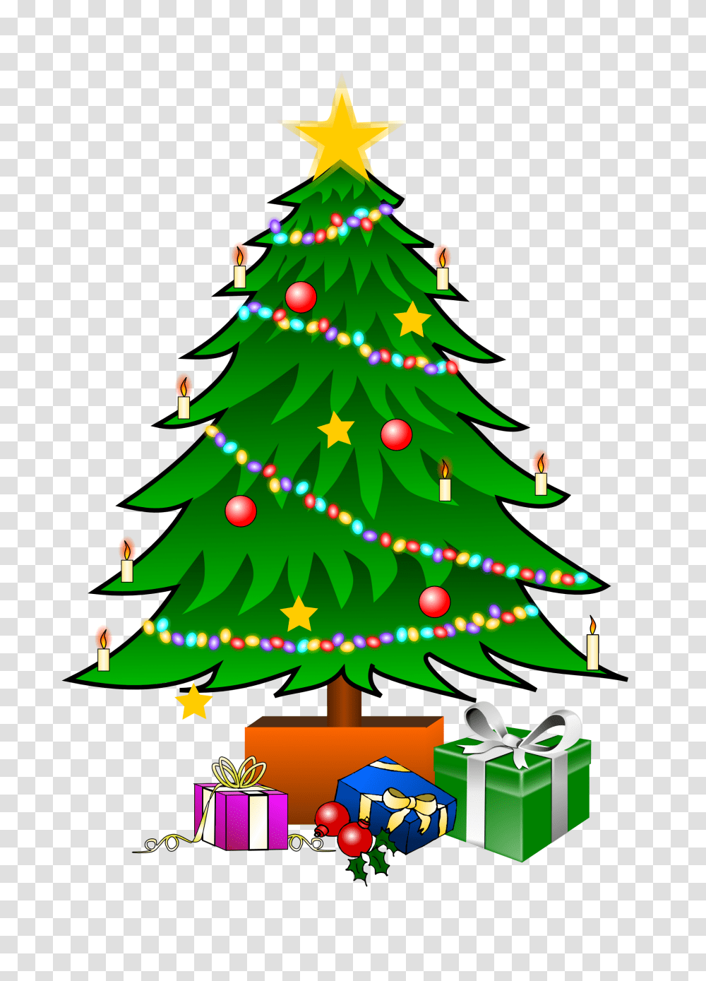 Christmas Tree Clip Art Is A Fun Way To Add One Of The Most, Ornament, Plant, Star Symbol Transparent Png
