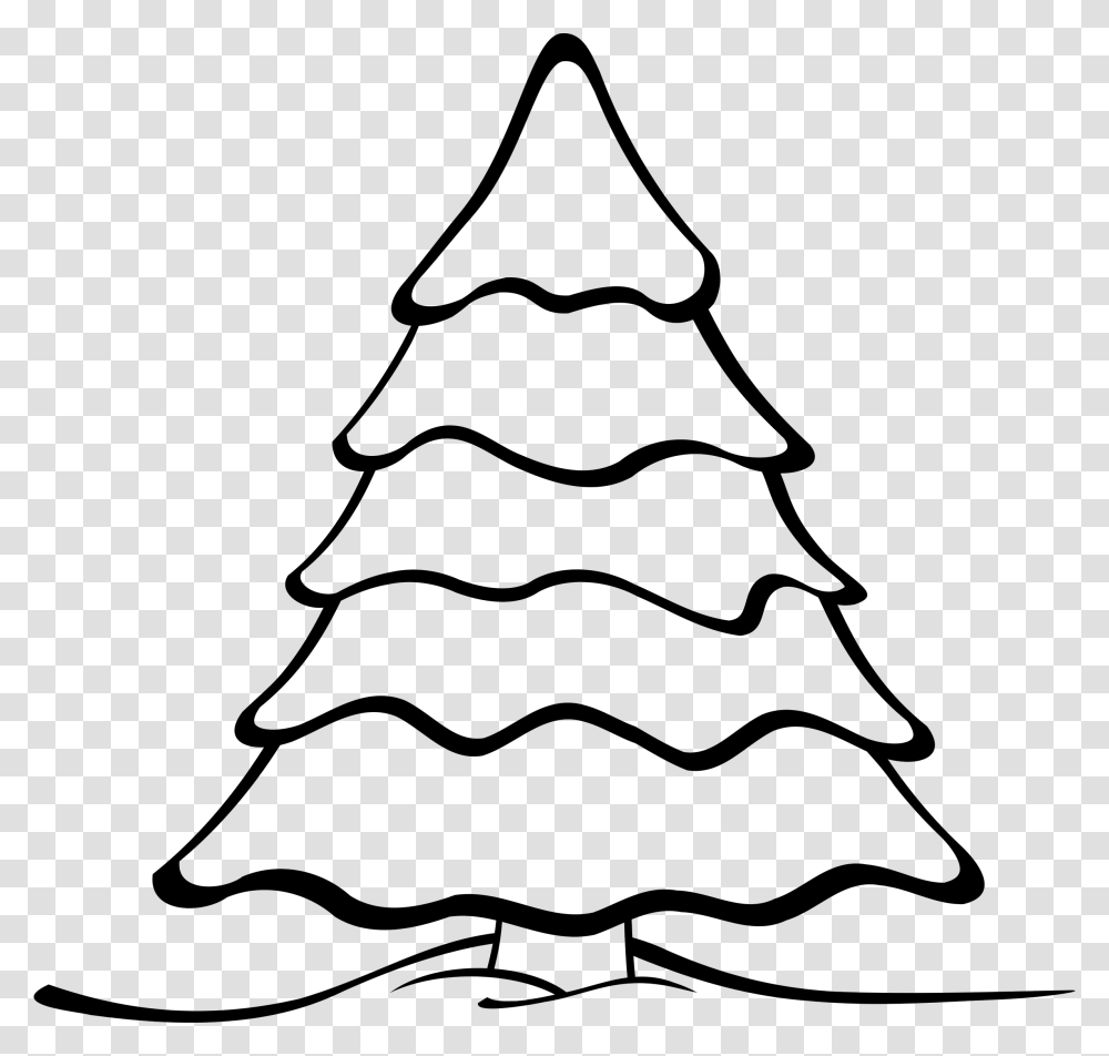 Christmas Tree Clipart Black And White, Gray, World Of Warcraft Transparent Png