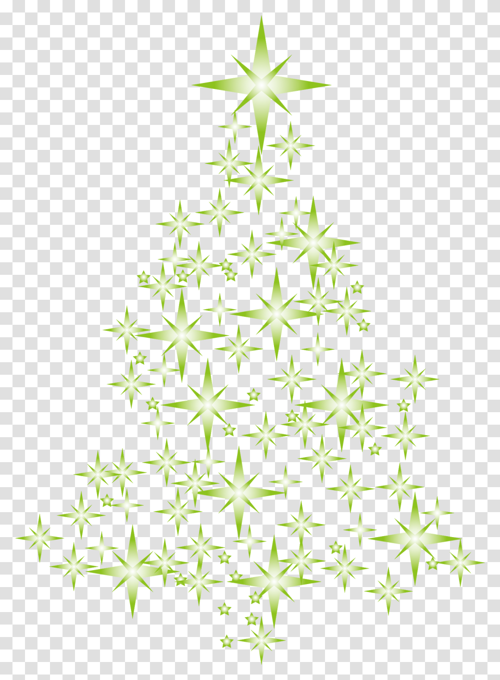 Christmas Tree Clipart Creative Christmas Trees Star Illustration, Ornament, Plant, Star Symbol Transparent Png