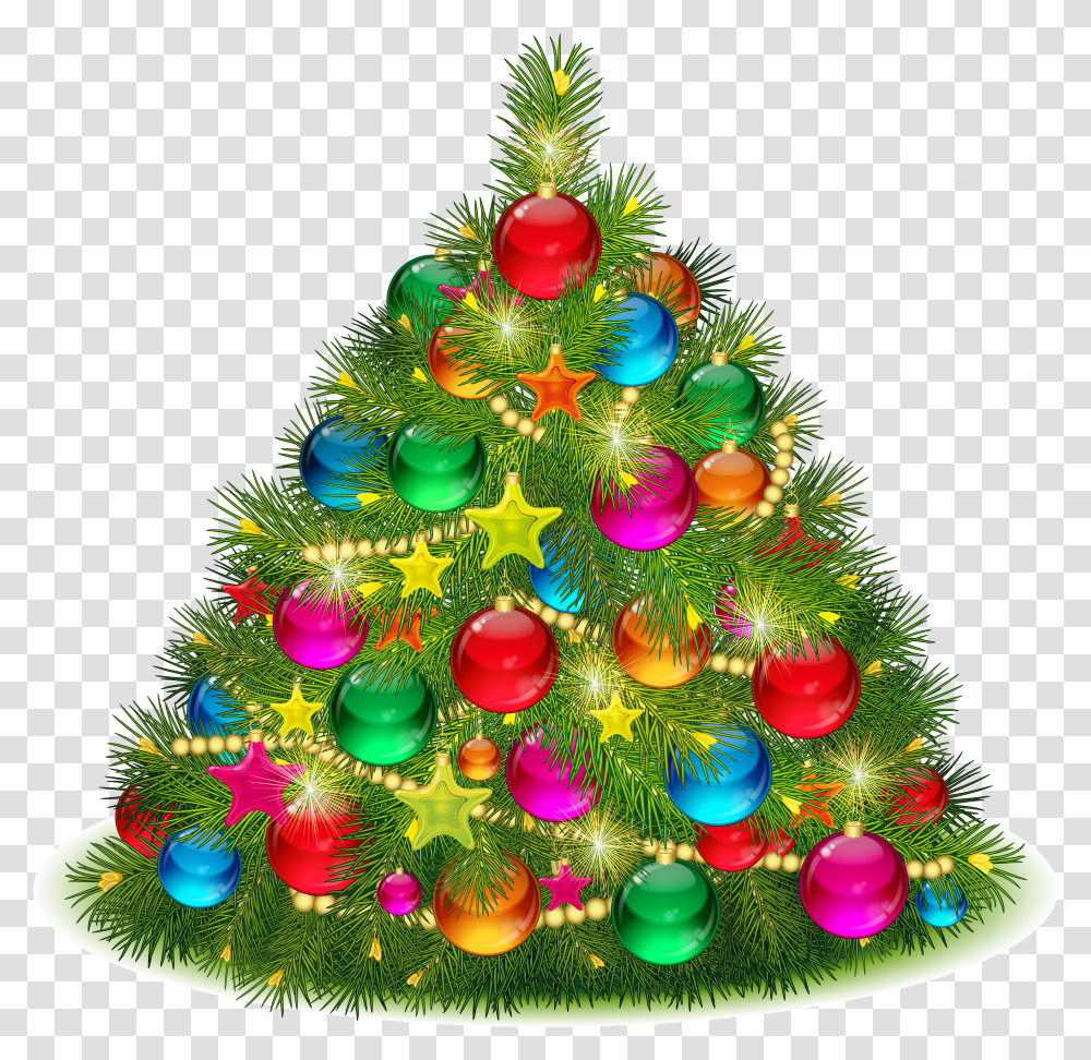 Christmas Tree Clipart Free Download Decorated Christmas Tree Clipart Transparent Png