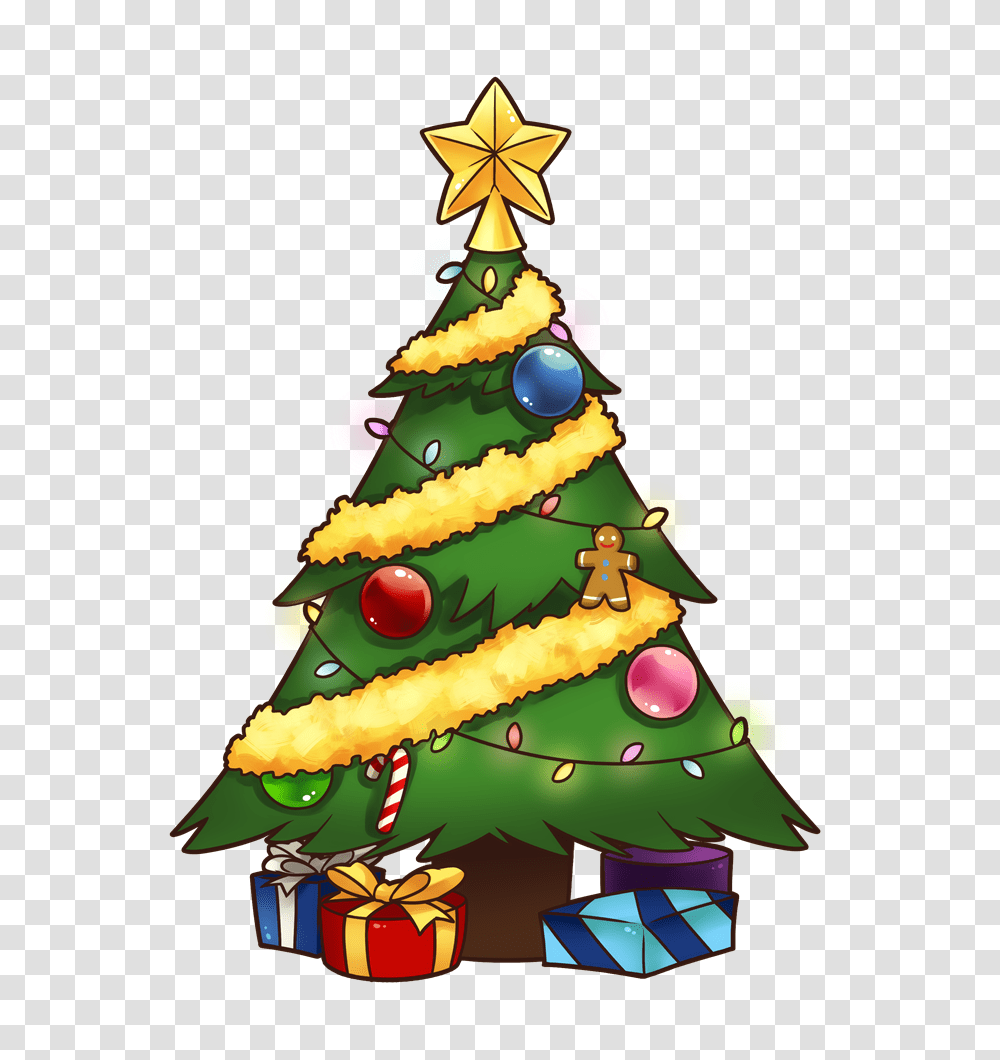 Christmas Tree Clipart Free To Use Amp Public Domain Cartoon Christmas Tree Clipart, Plant, Ornament, Birthday Cake, Dessert Transparent Png