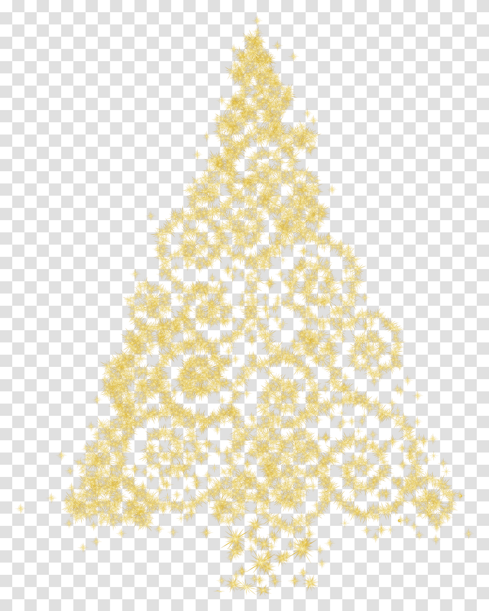 Christmas Tree Clipart Gold Christmas Tree Clip Art Transparent Png