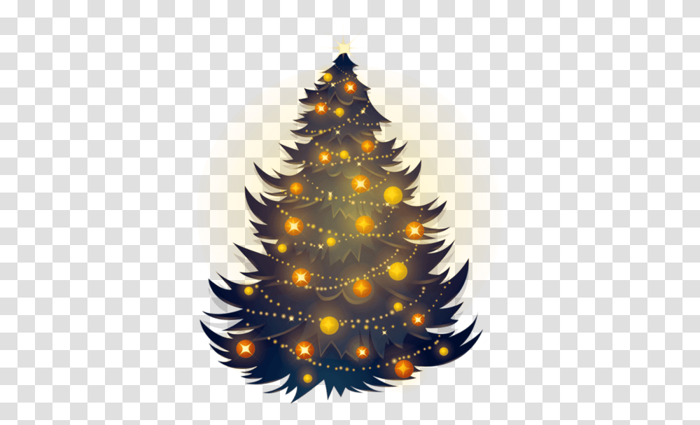 Christmas Tree Clipart Image Free Background Christmas Tree, Ornament, Plant, Pattern, Fractal Transparent Png